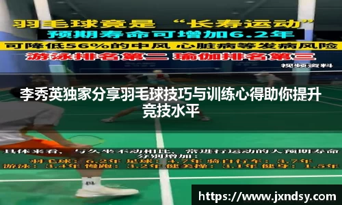 李秀英独家分享羽毛球技巧与训练心得助你提升竞技水平